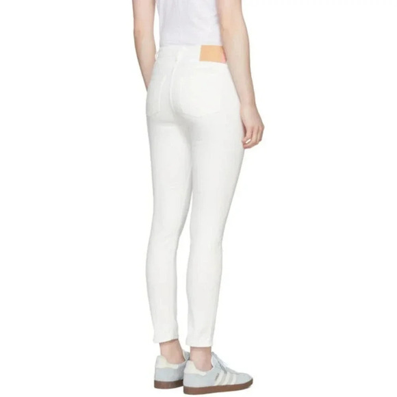 NWOT Acne Studios Bla Konst White Climb Jeans - White Denim Skinny Jeans - Picture 3 of 11